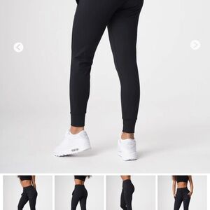 NVGTN Jet Black Joggers